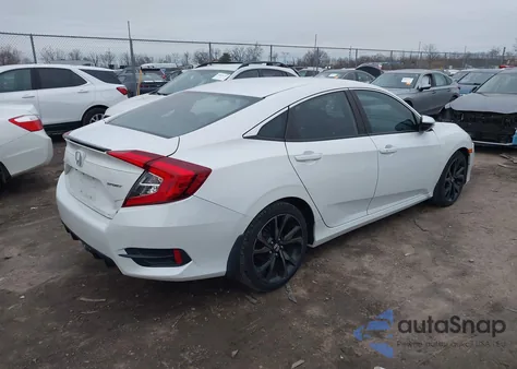 2019 Honda Civic Sport z USA, uszkodzony, nr VIN 2HGFC2F83KH506271